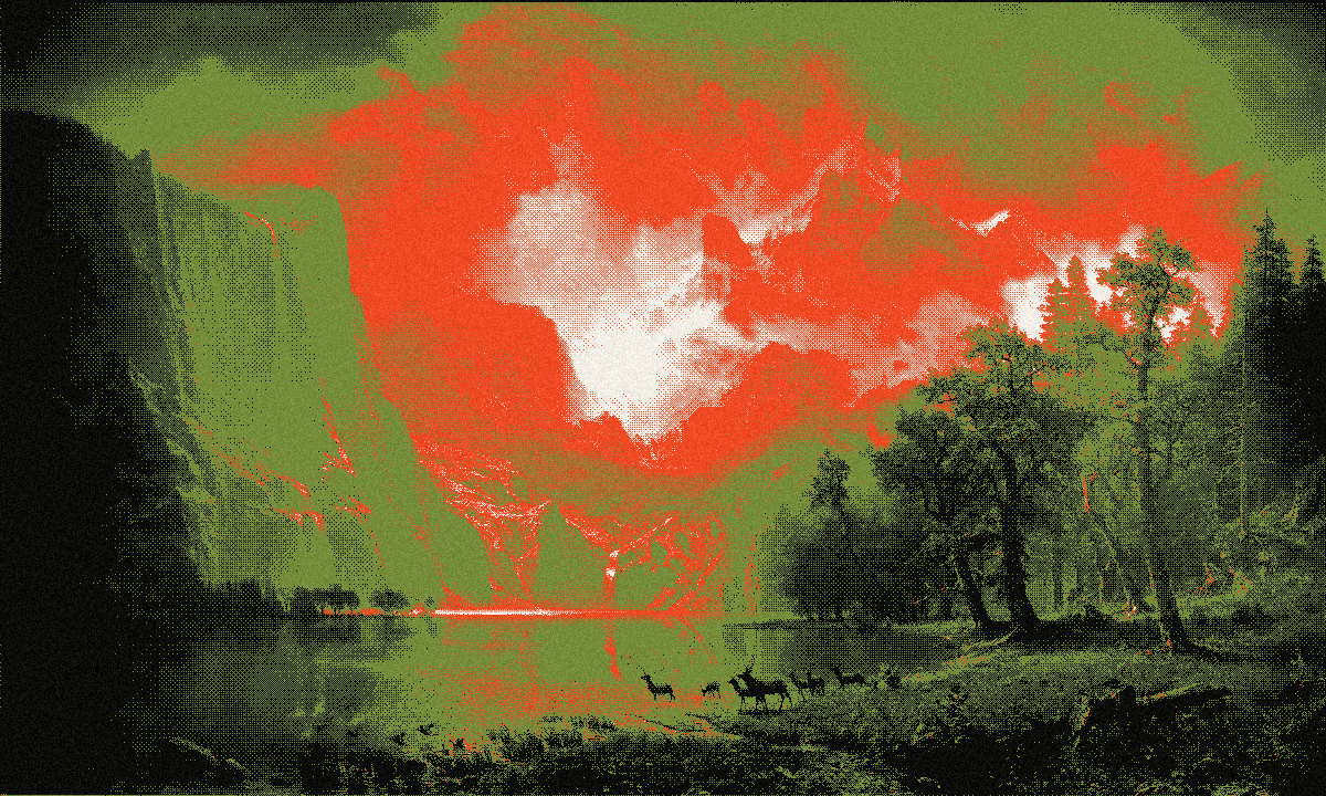 Bierstadt, Among the Sierra Nevada, National Park recipe