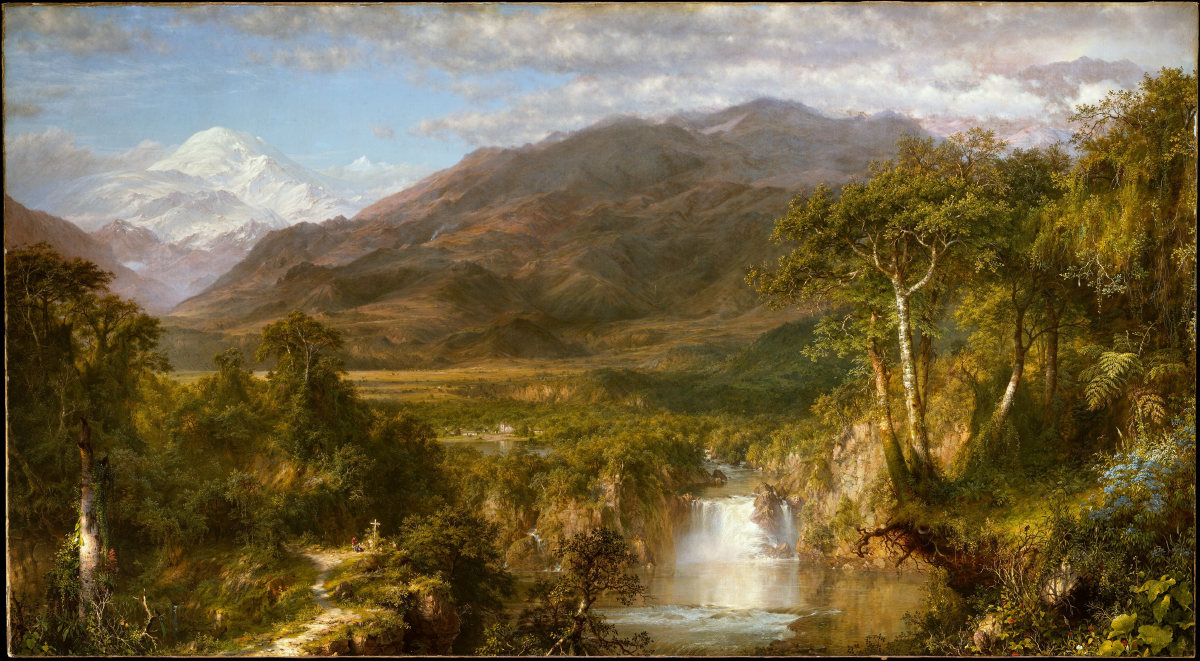 Church's Heart of the Andes, the original reproduction