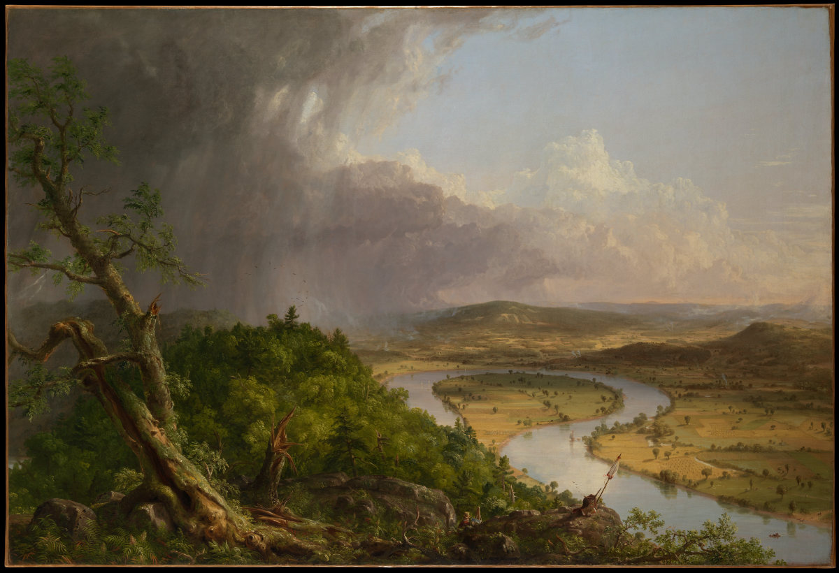 Cole, The Oxbow, dither reveal
