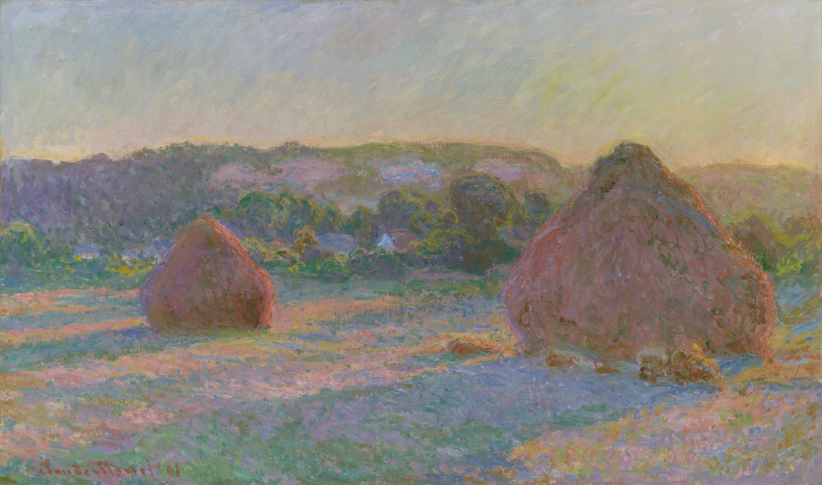 Monet, Stacks of Wheat (End of Summer), original