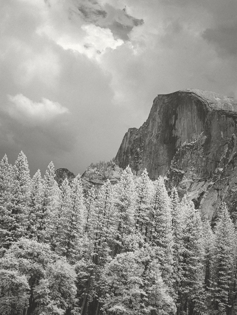 Half Dome, Yosemite, in the Milo Archive treatment