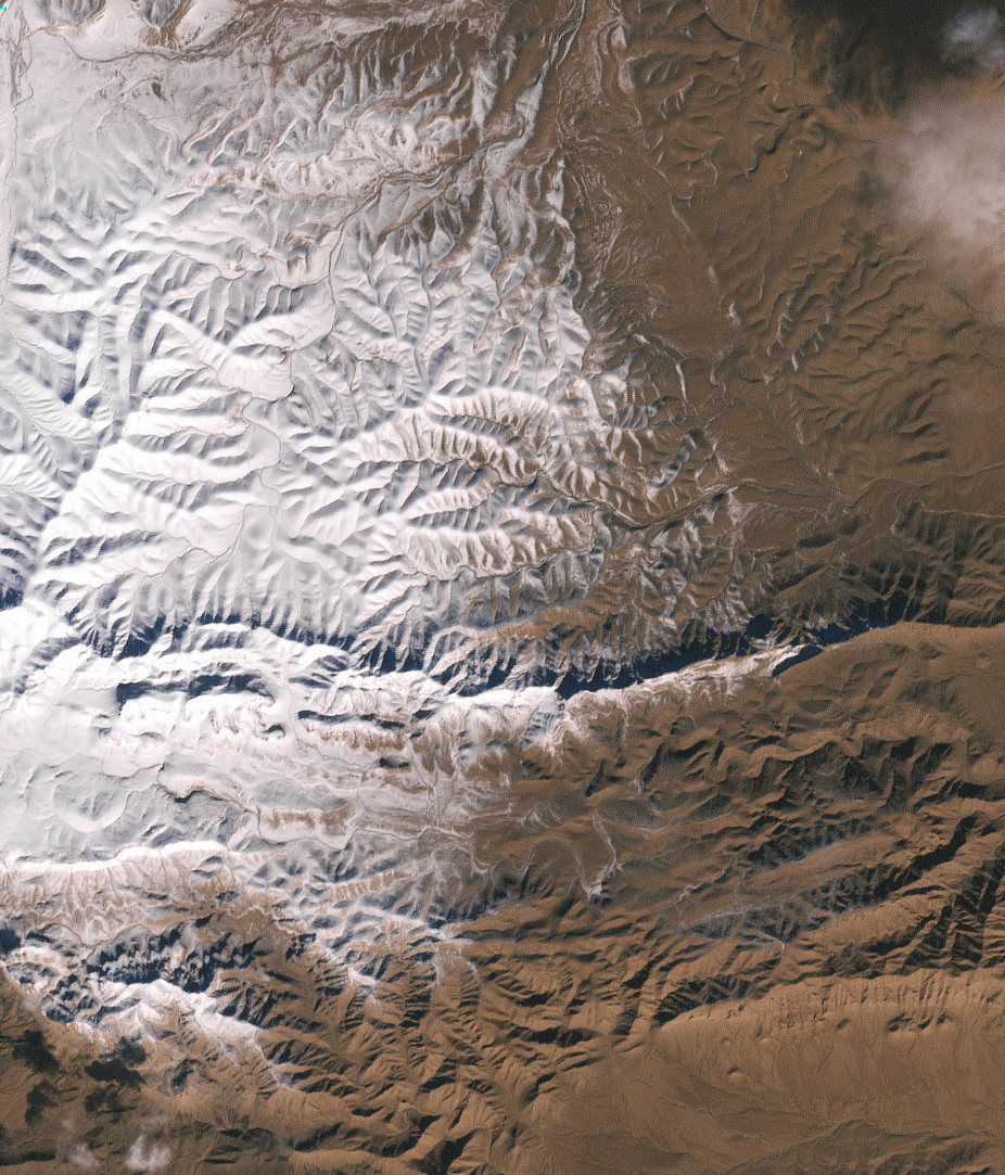Snow in the Sahara, glitching